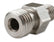 Fogger Nozzle Jet Fitting Fogger Nozzle Jet Fitting 3An 1/4-28 Straight Stainless Steel NOS