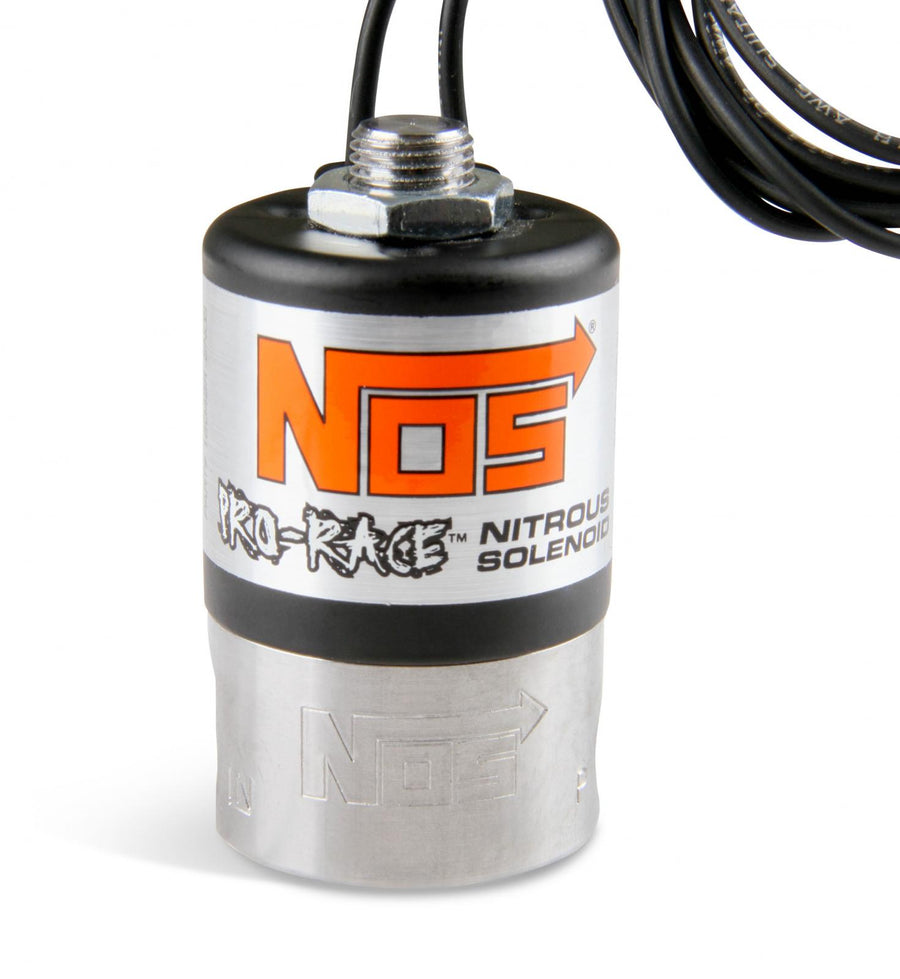 Nitrous Solenoid Black Pro-Race Nitrous Solenoid W/ Bottom Exit NOS