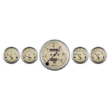 AutoMeter Traditional incandescent lighting illuminates around the perimeter of the dial 1808