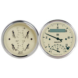 AutoMeter Traditional incandescent lighting illuminates around the perimeter of the dial 1820