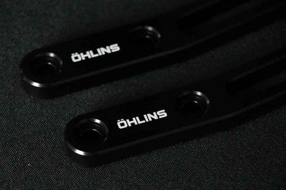 Ohlins 14-26 Harley FL Touring STX 36 Twin Blackline 12in Blk Reservoir Shocks - Standard Springs