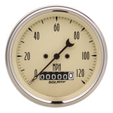 AutoMeter Traditional incandescent lighting illuminates around the perimeter of the dial 1879