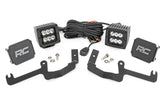 LED Light Kit | Ditch Mount | 2" Black Pair | Spot | Chevy Silverado 1500 (19-26)