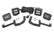 LED Light Kit | Ditch Mount | 2" Black Pair | Spot | Chevy Silverado 1500 (19-26)