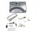 Fuel Tank System 400 LPH 1967-70 Dart And 1967-1969 Barracuda Coated Steel EFI Gas Sniper EFI