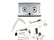 Universal Fuel Tank System 400 LPH Universal EFI Gas Tank Kit With 0-90 GM Sender Sniper EFI
