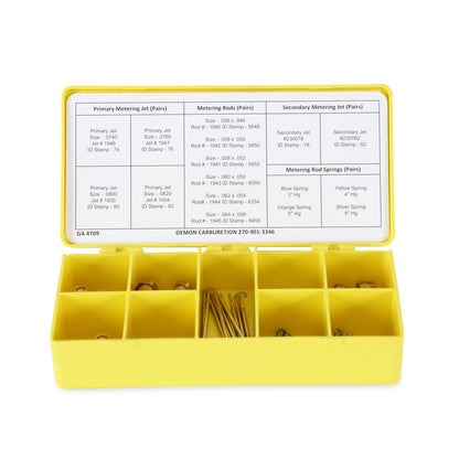 Street Demon 625 Calibration Kit The Exact Metering Rods, Jets, And Step-Up Springs To Fine-Tune Your Application Demon Fuel Systems