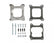 Carb Adapter Open Center Adapts 4-barrel Square Flange carburetors to spreadbore intake manifolds Mr Gasket