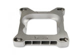 Carb Adapter Open Center Adapts 4-barrel Square Flange carburetors to spreadbore intake manifolds Mr Gasket