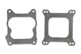 Carb Adapter Open Center Adapts 4-barrel Square Flange carburetors to spreadbore intake manifolds Mr Gasket