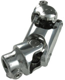 Borgeson Steering U-Joint; Double; Polished Stainless; 3/4 Smooth X 3/4 Smooth Bore 146464