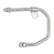 Power Steering Hardline for Saginaw Type II Pumps Replacement Power Steering Hardline for 97-378 Holley
