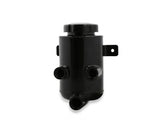 Power Steering Remote Reservoir Black Aluminum with Bracket Universal Black Aluminum with Mounting Bracket for Panel Mounting to the Firewall or Inner Fender Holley