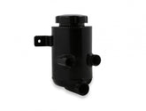 Power Steering Remote Reservoir Black Aluminum with Bracket Universal Black Aluminum with Mounting Bracket for Panel Mounting to the Firewall or Inner Fender Holley