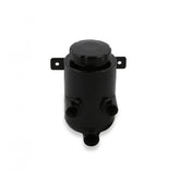 Power Steering Remote Reservoir Black Aluminum with Bracket Universal Black Aluminum with Mounting Bracket for Panel Mounting to the Firewall or Inner Fender Holley