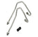 Power Steering Hardline Kit 1967-1976 Mopar A-Body with Borgeson Power Steering Box & BH23104 Headers Holley