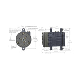SD7 A/C Compressor Holley
