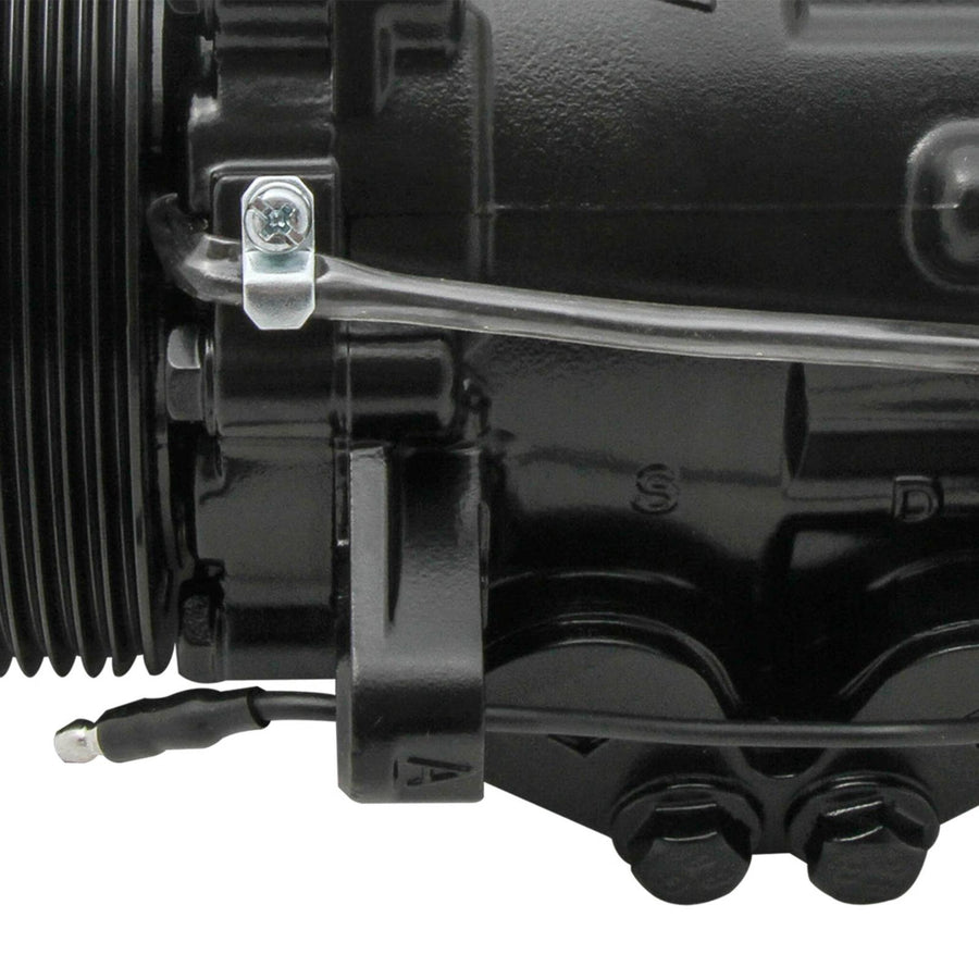 SD7 A/C Compressor Black Holley