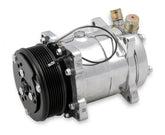 SD508 A/C Compressor Polished Holley
