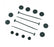 Replacement Fan Mounting Kit Fits Most Electric Fans Mr Gasket