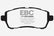 EBC 10+ Ford Fiesta 1.6L (Excl ST) Yellowstuff Front Brake Pads
