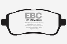 Load image into Gallery viewer, EBC 10+ Ford Fiesta 1.6L (Excl ST) Yellowstuff Front Brake Pads