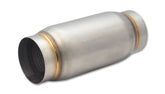 Vibrant Stainless Steel Race Muffler | 3.5 in Inlet/Outlet, 9 in Long, 304 Stainless | 1796