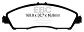 EBC 14+ Acura MDX 3.5 Greenstuff Front Brake Pads