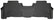 Husky Liners 13-16 Lexus LX570 / 13-16 Toyota Land Cruiser WeatherBeater 2nd Row Black Floor Liners