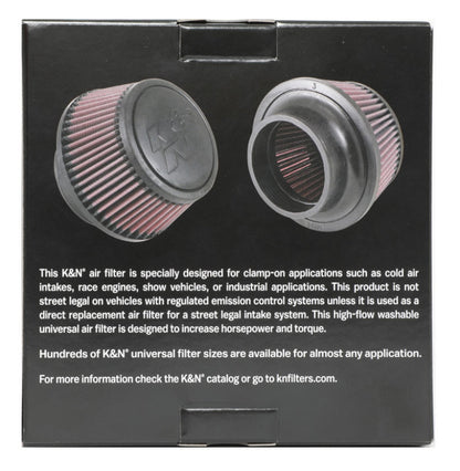 K&N Universal Air Filter | Round Tapered, 3in Flange, 3in Tall | RU-5288