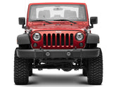 Raxiom 97-18 Jeep Wrangler TJ/JK Axial Series LED Daymaker Headlights- Chrome Housing (Clear Lens)