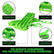 Rhino USA Recovery Traction Boards - Green (Pair)