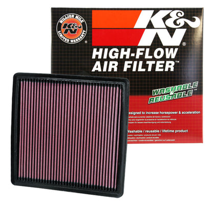 K&N Drop-In Air Filter | 2007-2027 Expedition, F150 & Navigator & more | 33-2385