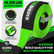 Rhino USA Recovery Tow Strap 4Inx30Ft (Green)