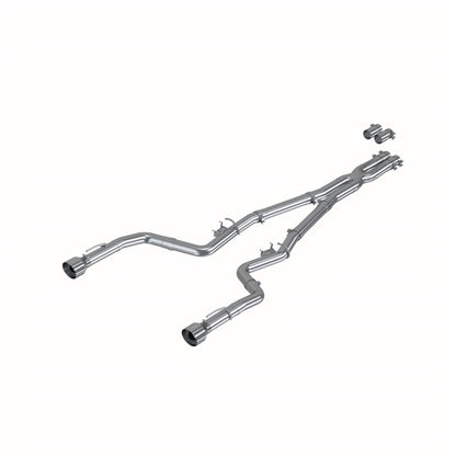 MBRP 2015-2023 Charger 5.7L/6.2L/6.4L 3in Race Profile Cat-Back w/ Dual Tips Aluminized Steel Exhaust | S7118AL