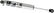 Fox 2.0 Performance Series 8.1in. Smooth Body IFP Stabilizer Steering Damper (Alum) - Black