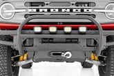 Nudge Bar | 20 Inch Chrome Single Row LED | OE Modular Steel | Ford Bronco (21-26)