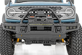 High Winch Mount | All Models | 12000S | 20 Inch Black Single Row LED | Ford Bronco (21-26)