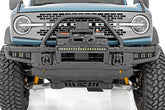 High Winch Mount | All Models | 20 Inch Black Single Row LED | DRL | Ford Bronco (21-26)