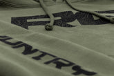 Rough Country Hoodie | RC Topographical Sleeve | Army Green | 3XL