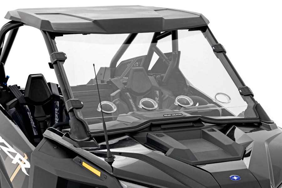 Vented Full Windshield | Scratch Resistant | Polaris RZR Turbo R 4 