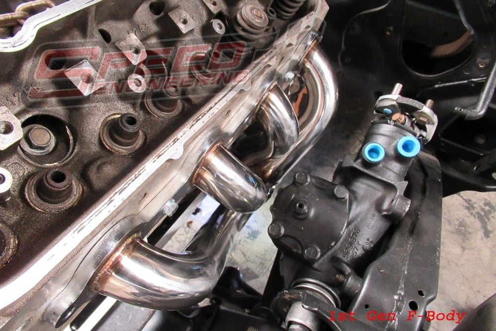 Speed Engineering LS Swap 1 5/8" Shorty Headers Bel Air, Camaro, Nova (LS1, LS2, LS3, LS6, LSA) 25-1039