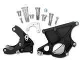 LS/LT High-Mount Accessory Drive Bracket A/C, P/S & Alt Brackets Works with R4 Compressor Black LS Accessory DRIVE Bracket A/C, P/S & ALT Brackets Holley