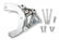 LS High-Mount A/C Accessory Drive Bracket Passenger's Side A/C Bracket Works with R4 Compressor Polished LS A/C Accessory Drive Bracket Holley