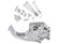 LS High-Mount A/C Accessory Drive Bracket Fits Sanden SD508 or SD7 Comp Passenger's Side Bracket Only (A/C) Fits Sanden SD508 or SD7 Comp Holley