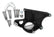 LS/LT High-Mount Accessory Drive Bracket Black Driver's Side P/S & Alt Bracket for Applications Without A/C or Using Factory A/C Bracket Holley
