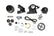 LS/LT High-Mount Complete Accessory Drive Kit- Black Finish Includes R4 A/C Compressor, Alternator, Power Steering Pump, Belt & Pulleys Holley