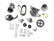 LS/LT High-Mount Complete Accessory Drive Kit- Polished Finish Includes SD508 A/C Compressor, Alternator, P/S Pump, Tensioner, Belt, & Pulleys Holley