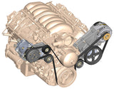 Includes SD508 A/C Compressor, Alternator, P/S Pump, Tensioner, Belt, & Pulleys 20-137
