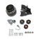 LS High-Mount A/C Accessory Drive Kit Includes R4 A/C Compressor, Tensioner, & Pulleys- Black Finish Passenger's Side A/C Bracket Includes R4 A/C Compressor, Tensioner, & Pulleys Holley